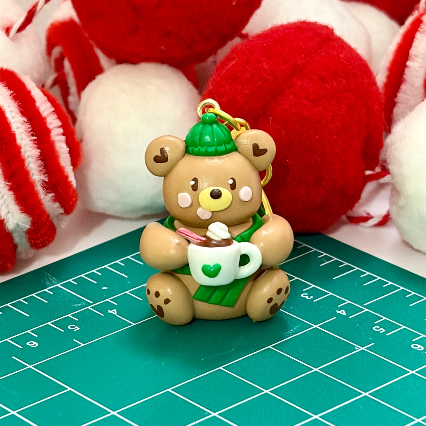 Cafe Bear Keychain [READY TO SHIP]