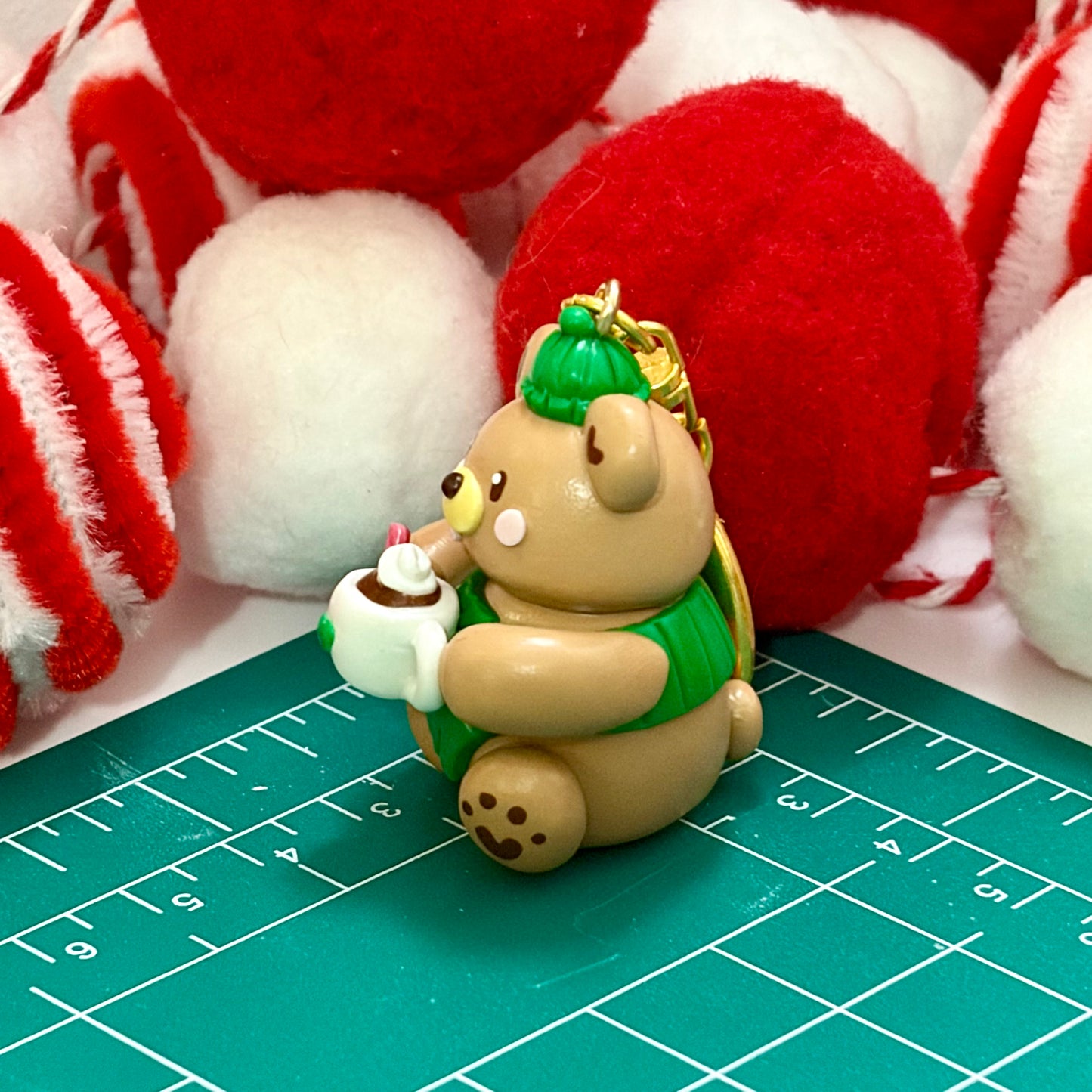 Cafe Bear Keychain [READY TO SHIP]