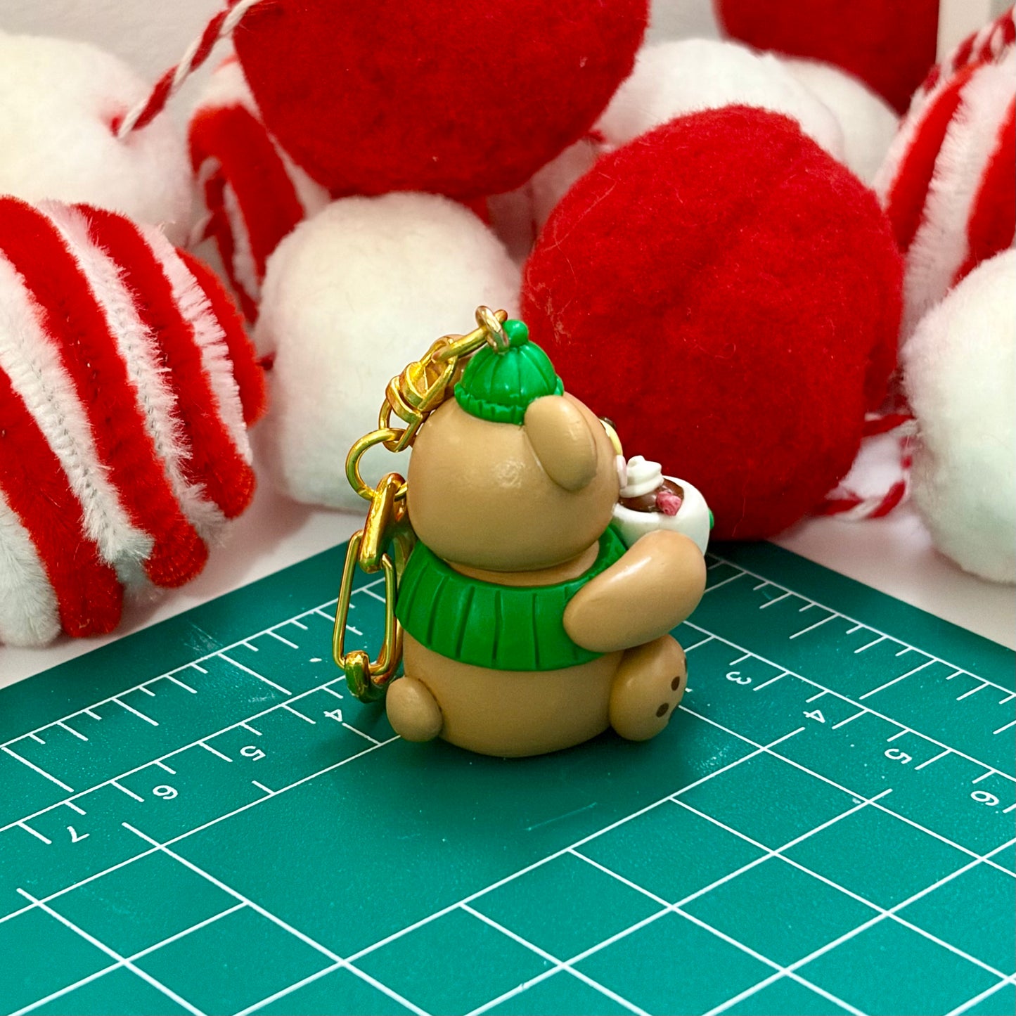 Cafe Bear Keychain [READY TO SHIP]