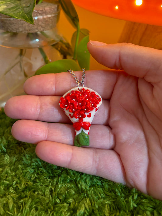 Red Flower Heart Bouquet [PRE-ORDER]