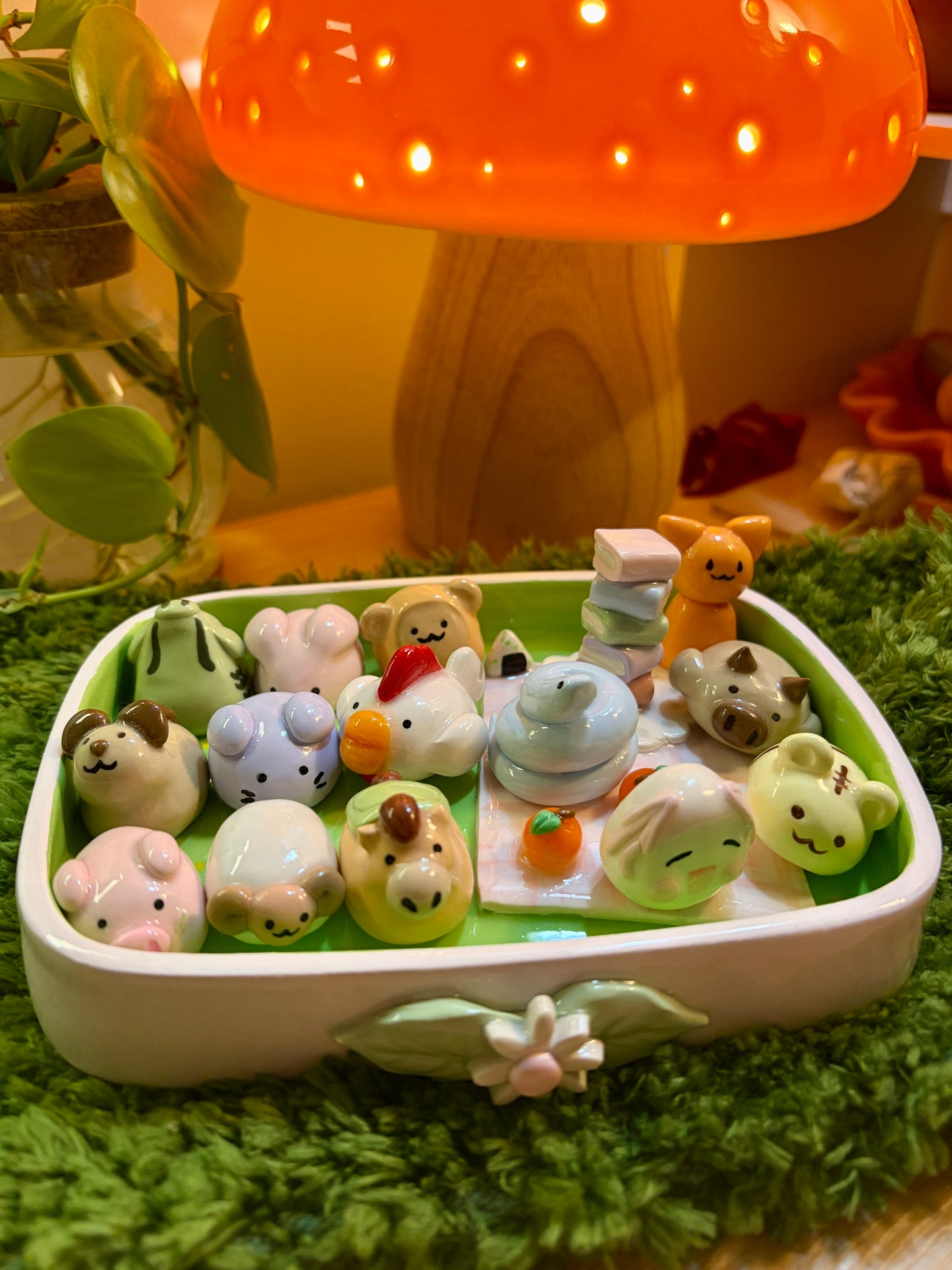 Pastel Zodiac Animals and Spring Trinket Tray [PRE-ORDER]
