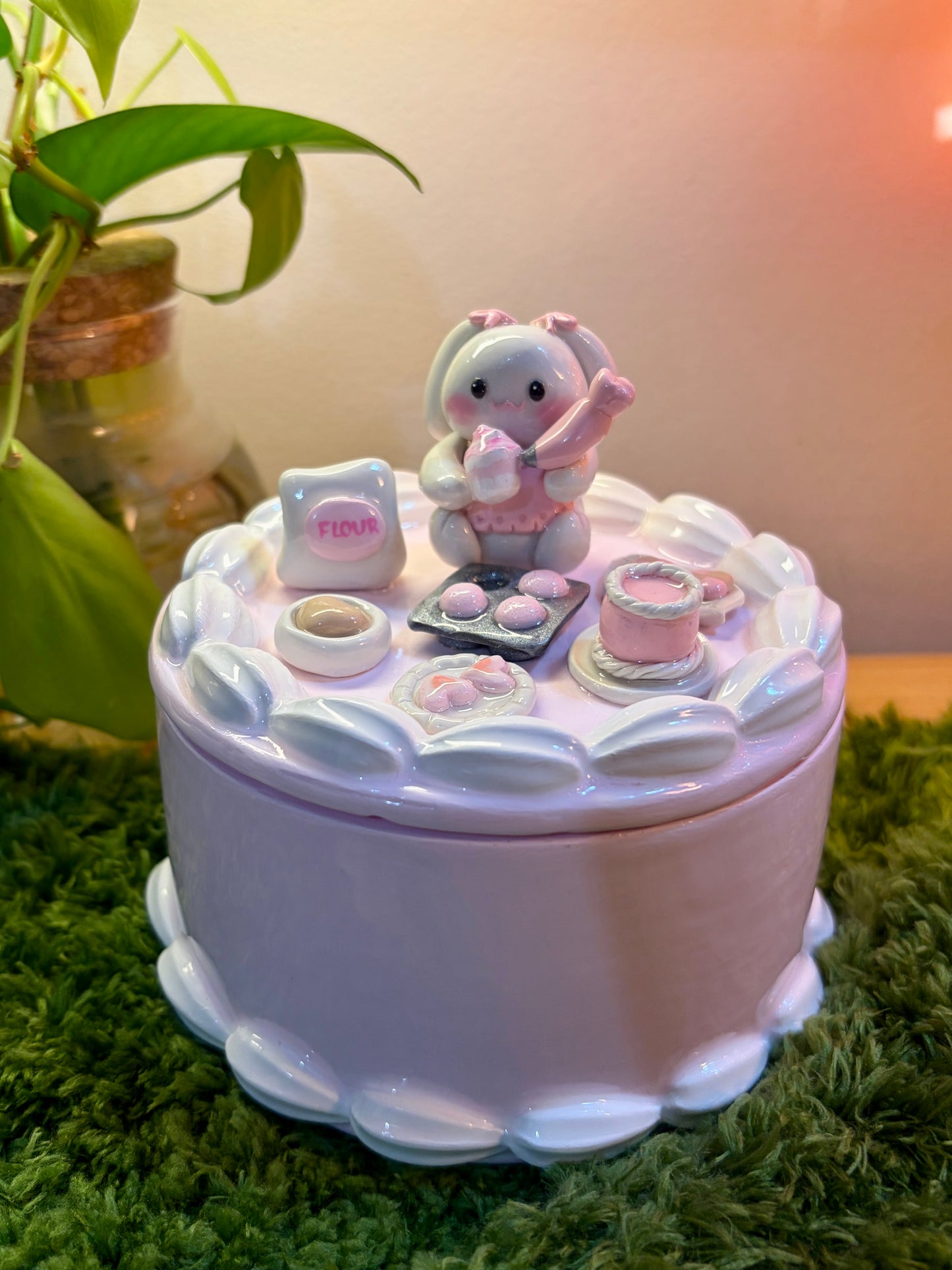 Baker Bunny Trinket Cake [PRE-ORDER]