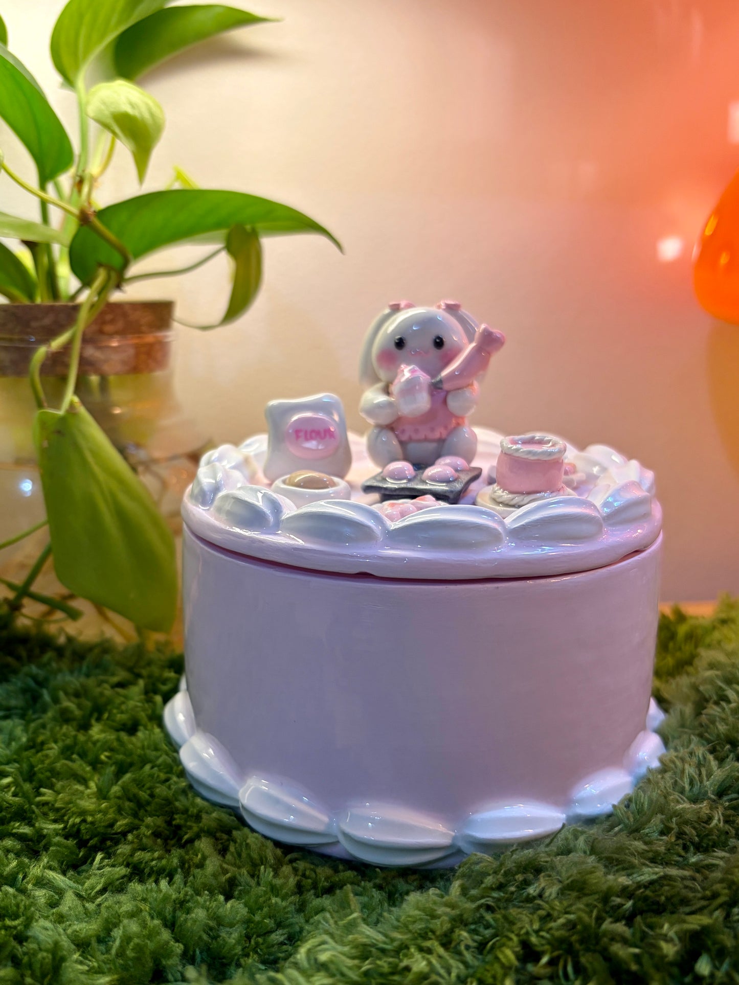 Baker Bunny Trinket Cake [PRE-ORDER]