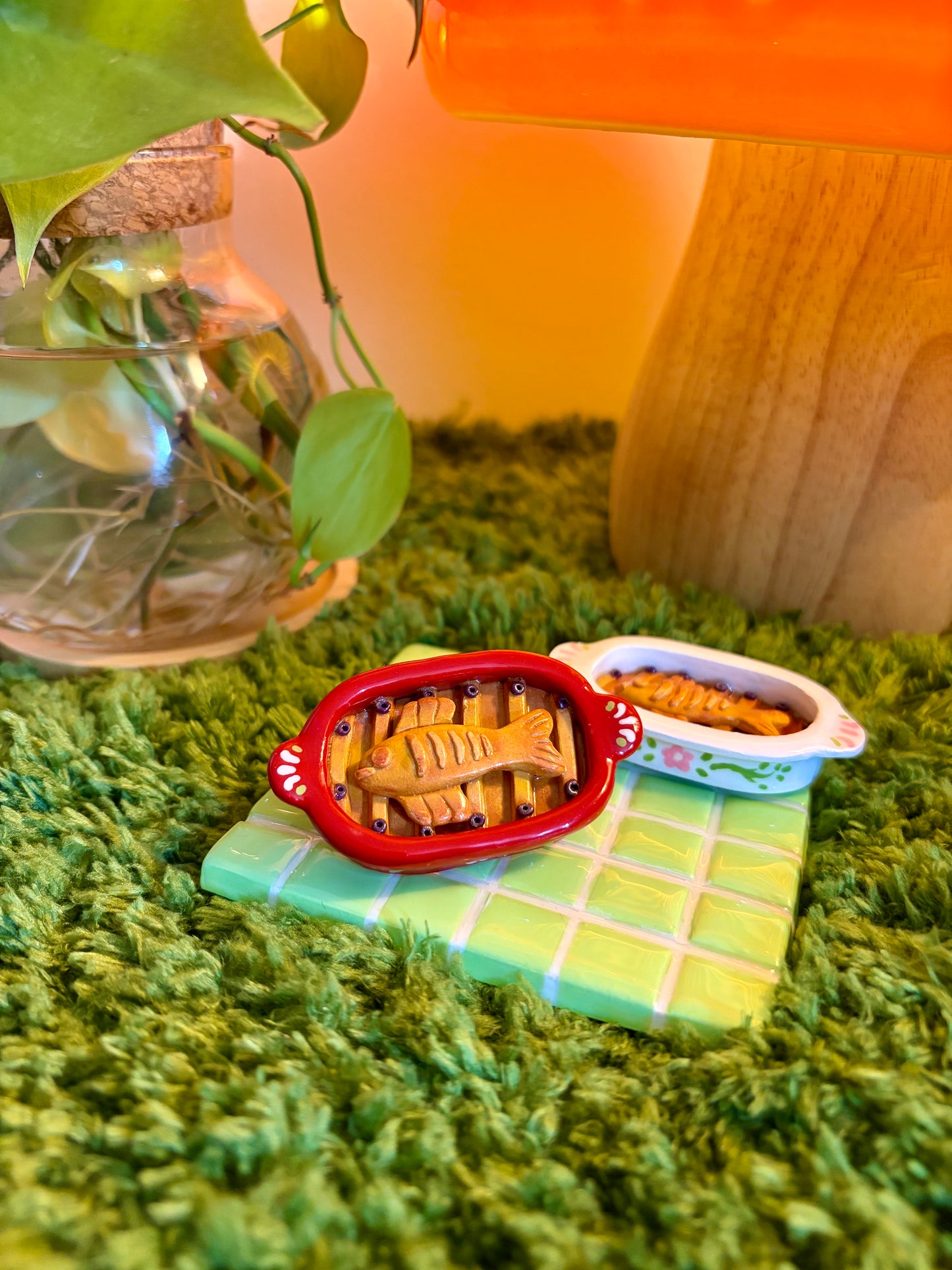 Herring and Pumpkin Pot Pie Pin [PRE-ORDER]