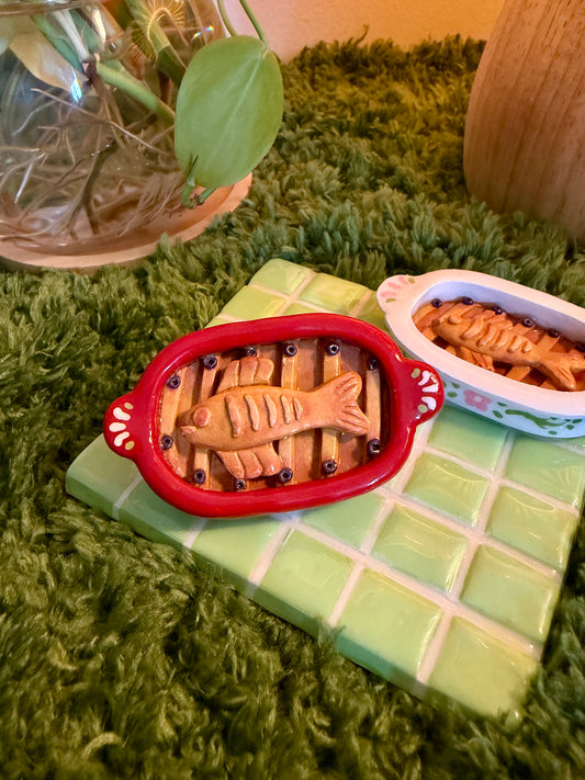Herring and Pumpkin Pot Pie Pin [PRE-ORDER]