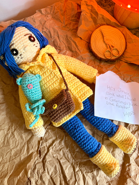 Coraline Crochet Doll [PRE-ORDER]