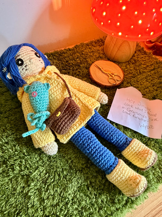 Coraline Crochet Doll [PRE-ORDER]