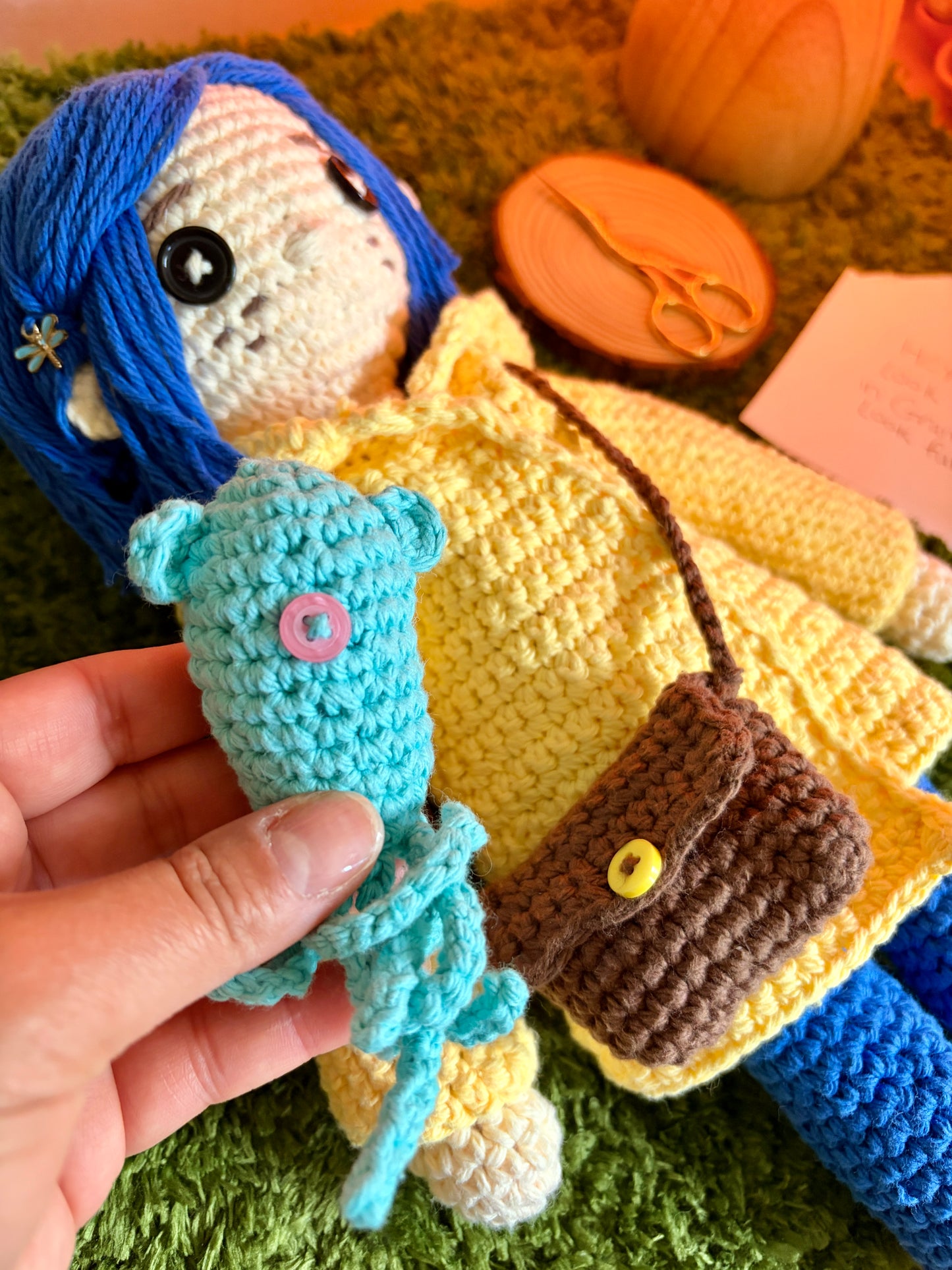 Coraline Crochet Doll [PRE-ORDER]