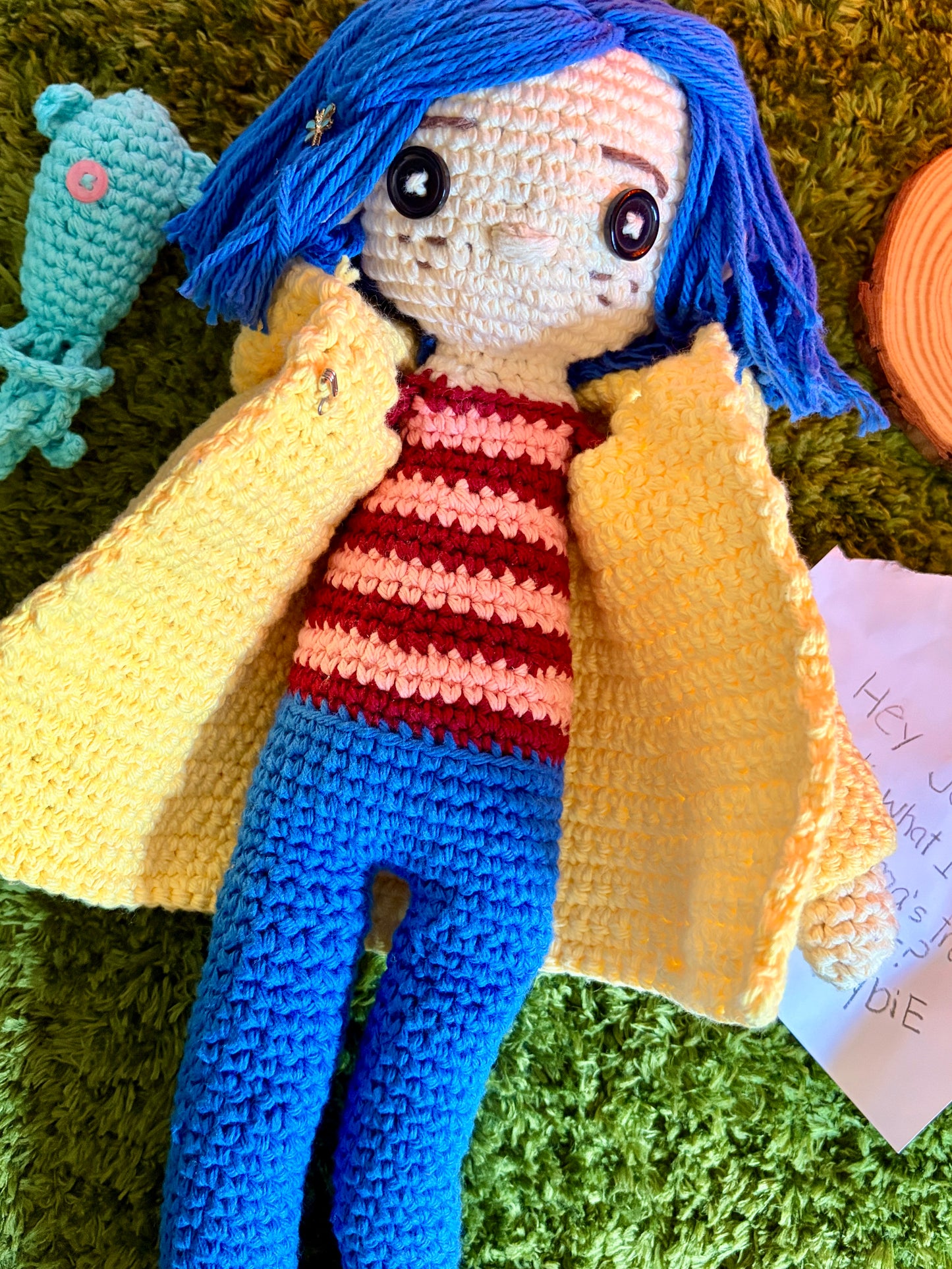 Coraline Crochet Doll [PRE-ORDER]