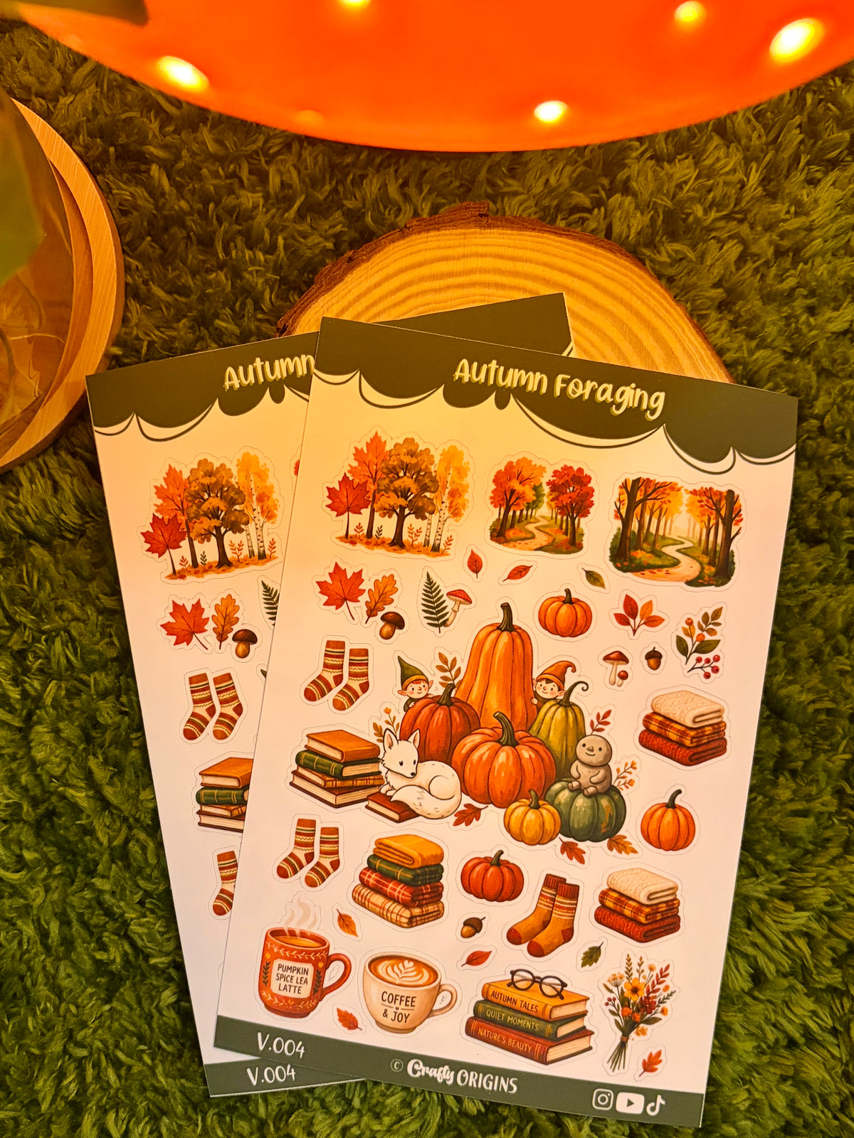 Autumn Foraging Sticker Sheet