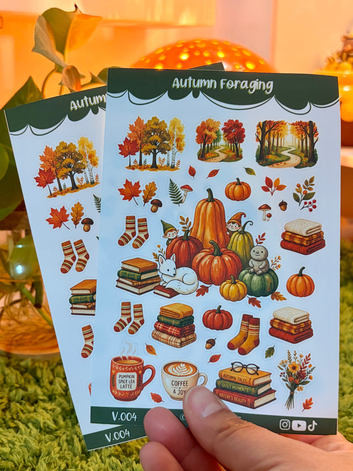 Autumn Foraging Sticker Sheet