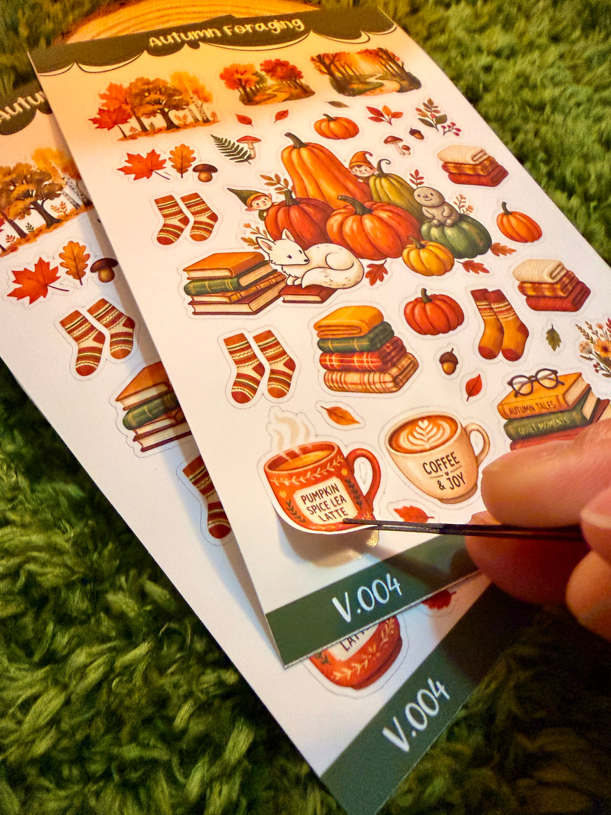 Autumn Foraging Sticker Sheet