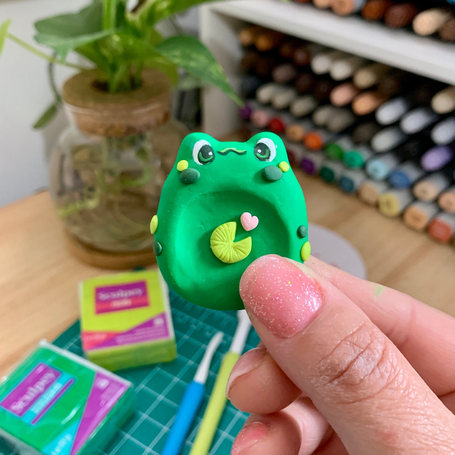Rib, the Frog, Worry Stone [PRE-ORDER]