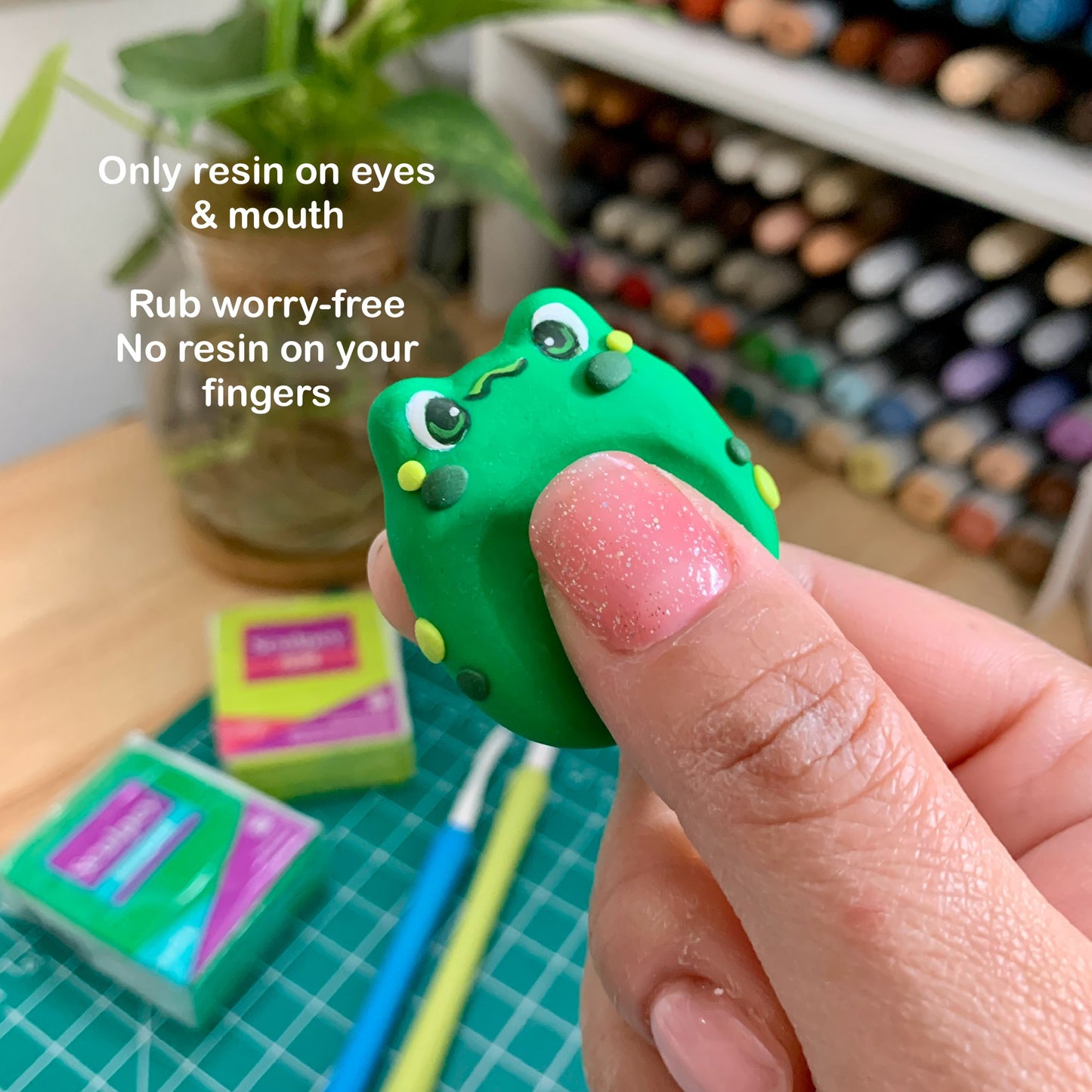 Rib, the Frog, Worry Stone [PRE-ORDER]
