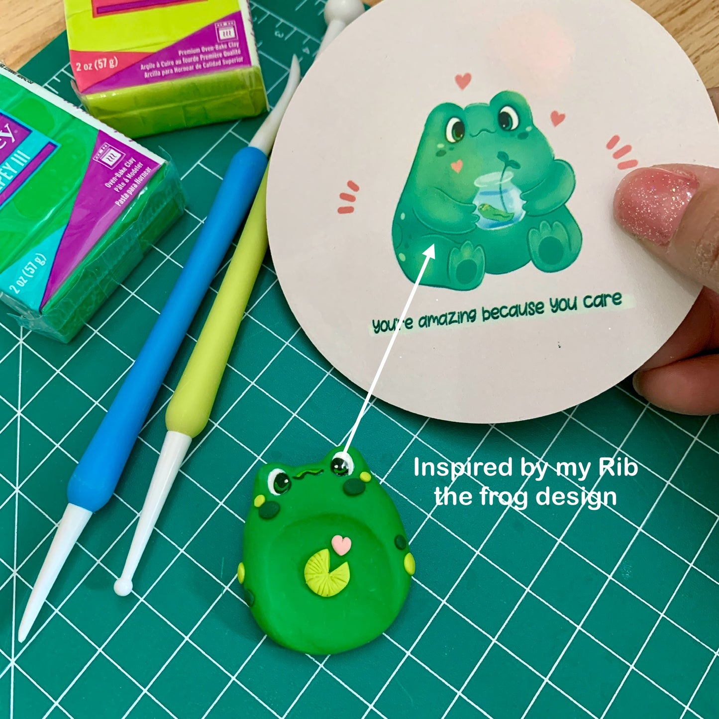 Rib, the Frog, Worry Stone [PRE-ORDER]