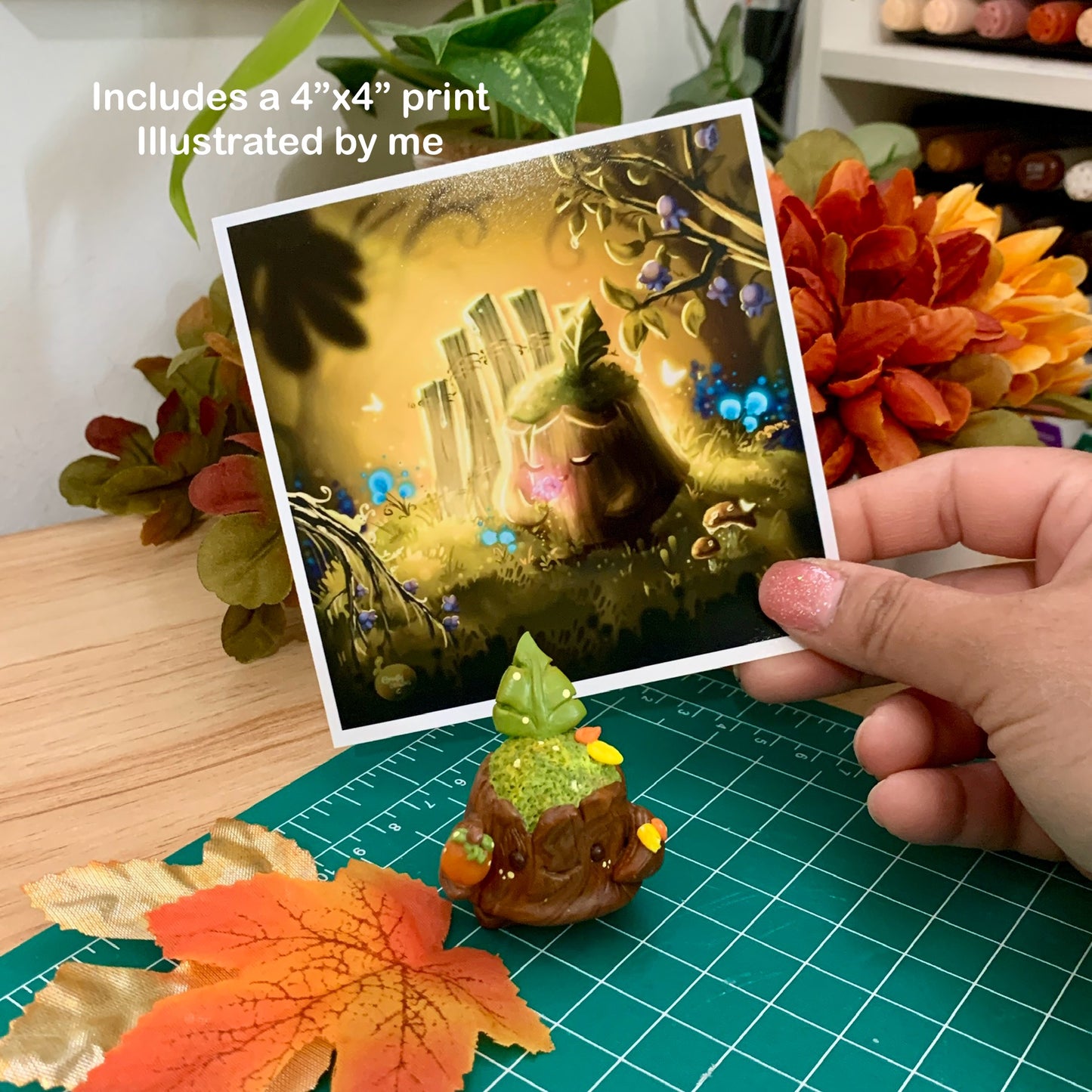 Autumn Magical Stump Desk Friend [PRE-ORDER]