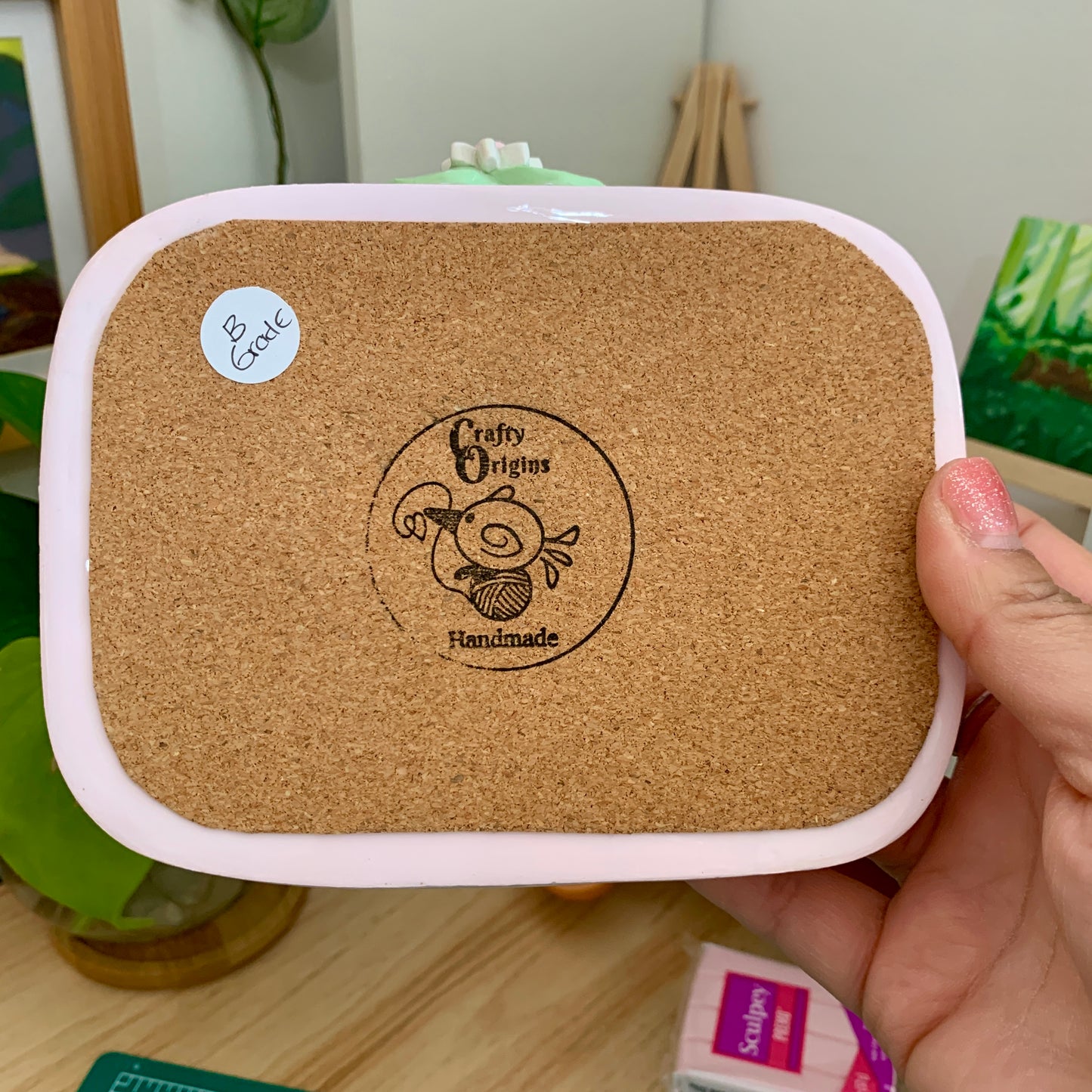 Spring Trinket Tray - B Grade - Ready to Ship