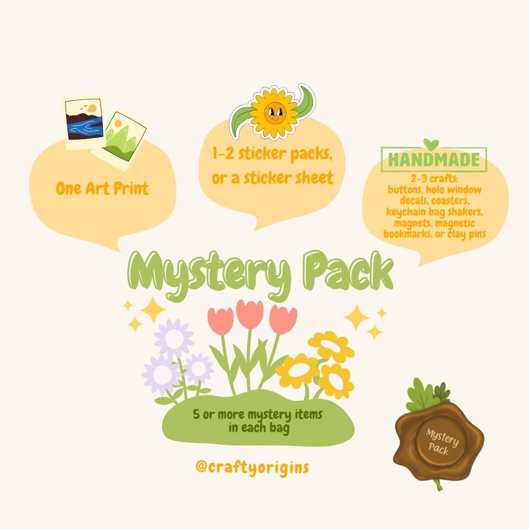 Art Mystery Pack Bag - Art Bundle