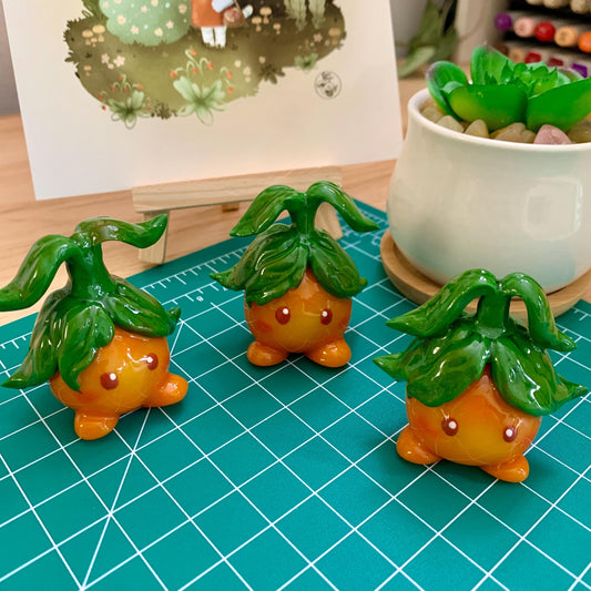 Desk Buddy - Pollen Clay Figure - Clay Sculpture - Desk Friend - Desk Ornament
