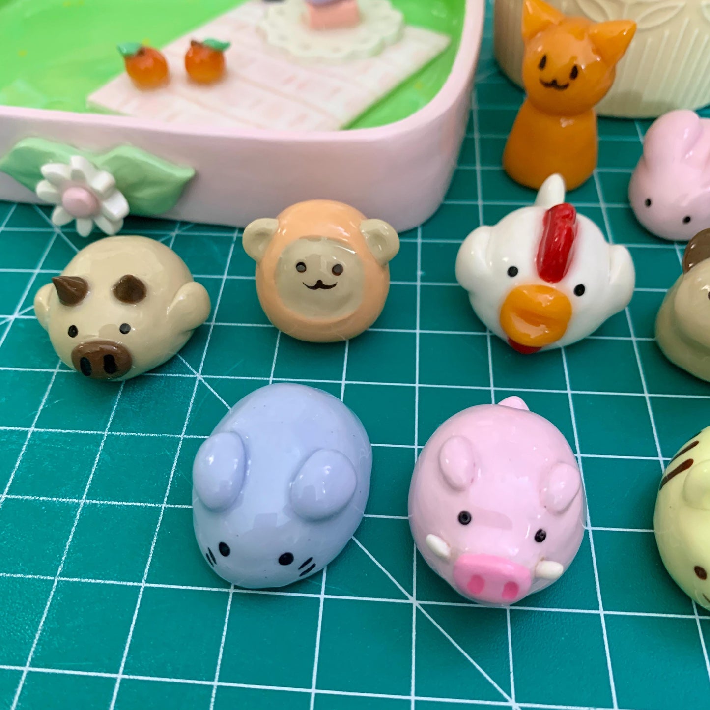 Pastel Zodiac Animals and Spring Trinket Tray [PRE-ORDER]