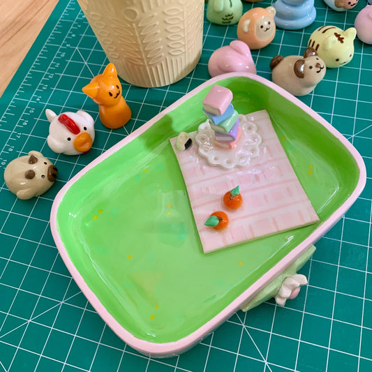 Pastel Zodiac Animals and Spring Trinket Tray [PRE-ORDER]