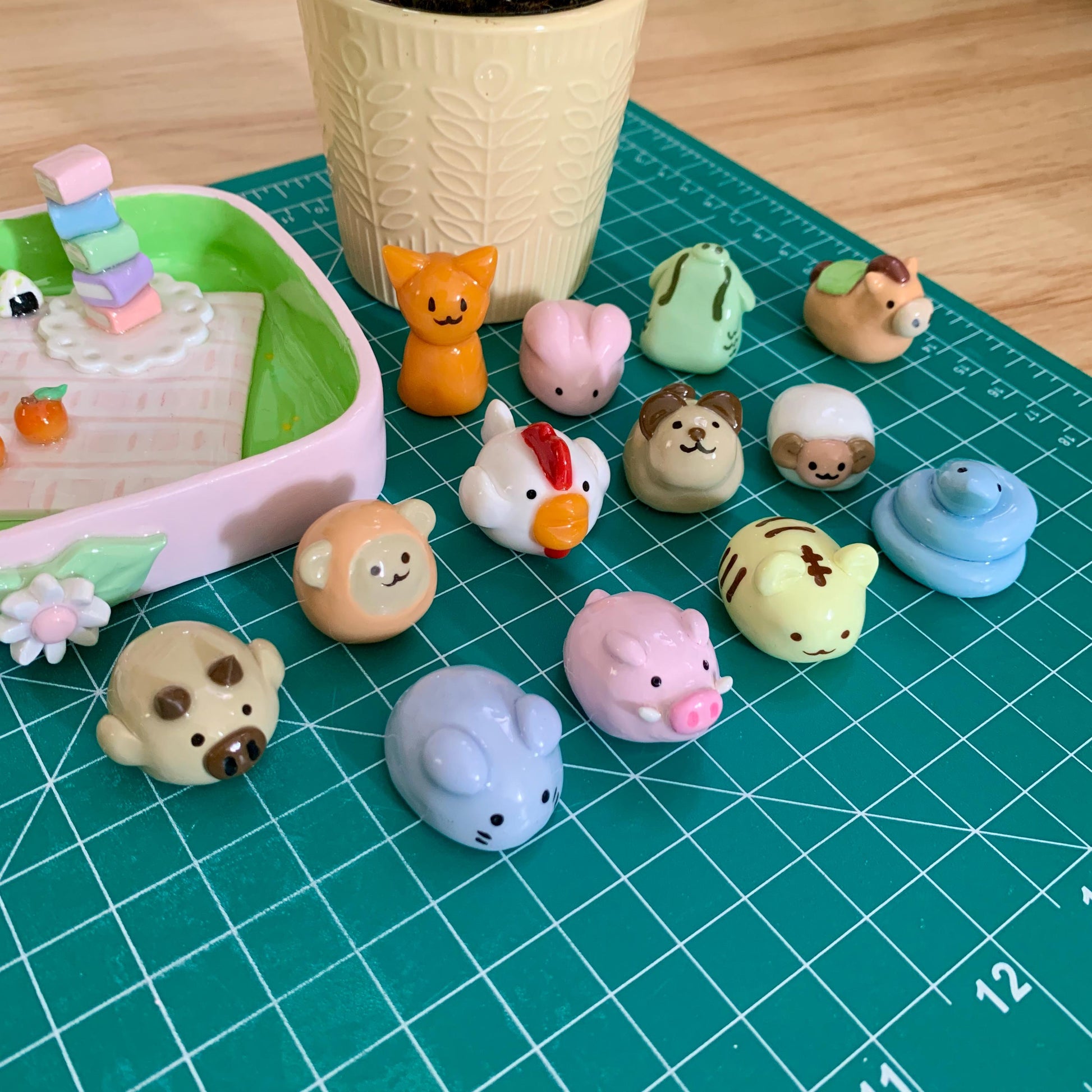 Pastel Zodiac Animals and Spring Trinket Tray [PRE-ORDER]
