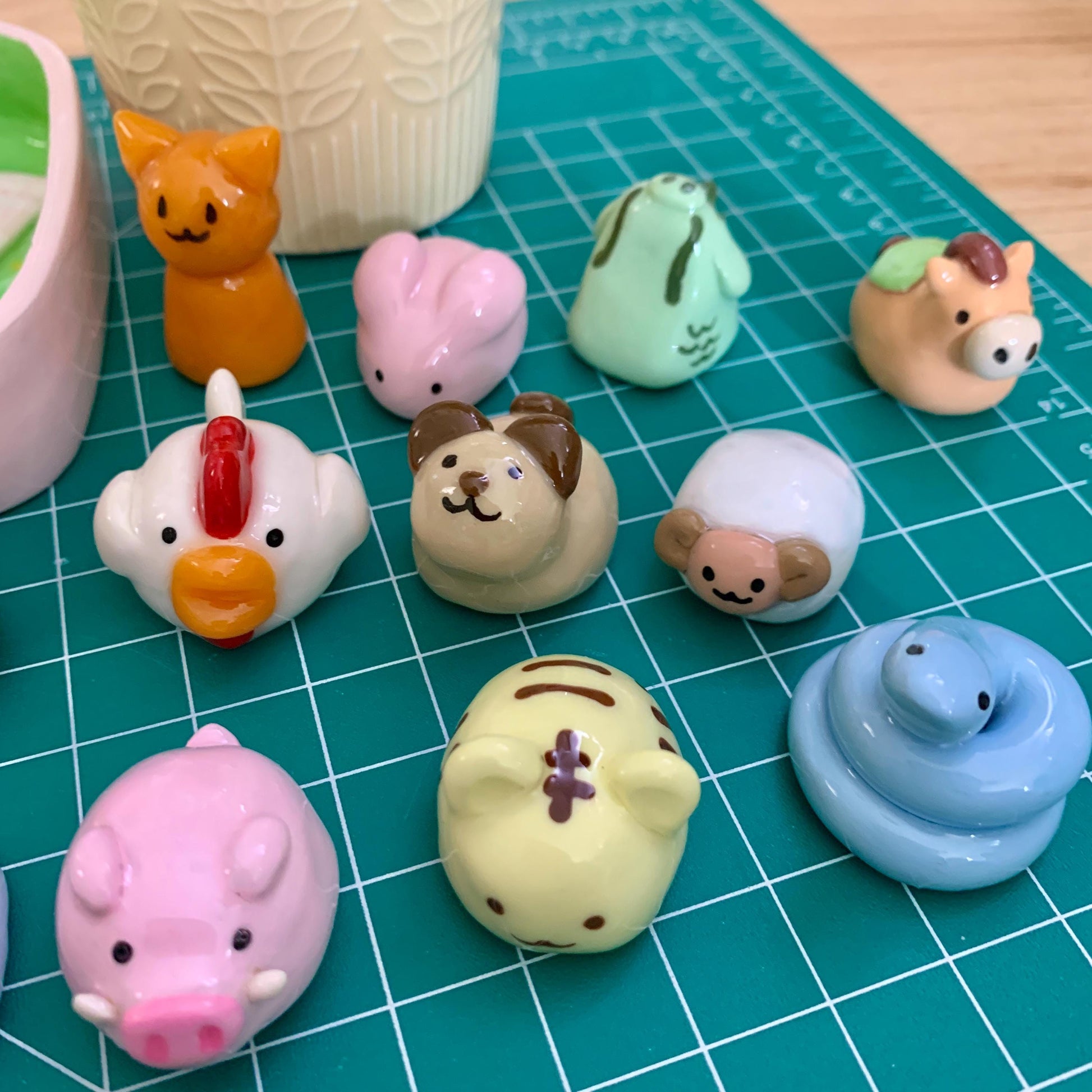 Pastel Zodiac Animals and Spring Trinket Tray [PRE-ORDER]