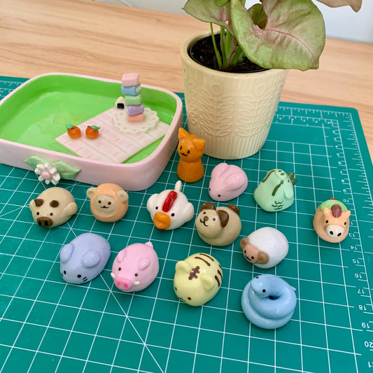 Pastel Zodiac Animals and Spring Trinket Tray [PRE-ORDER]