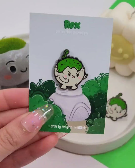 Hard Enamel Pin - Plant Lover Pin - Collar Enamel Pins - Kawaii Backpack Pins - Houseplants - Forest core