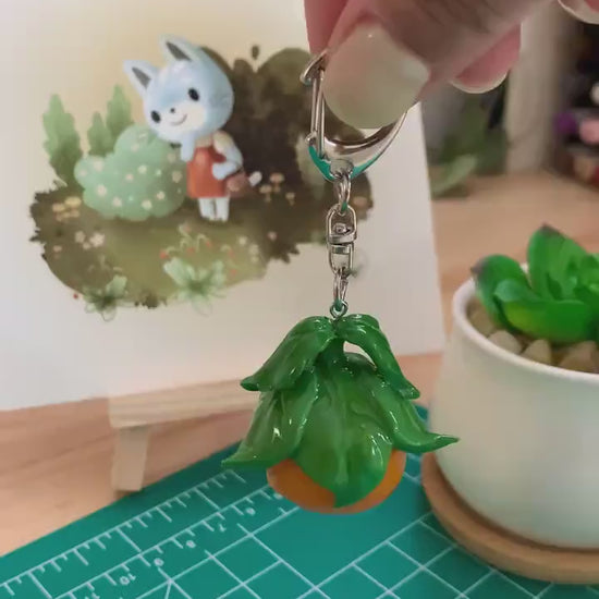 Cozy Pollen Clay Keychain - Clay Sculpture - Desk Friend - Desk Ornament - Clay Charm