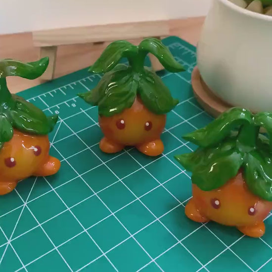 Desk Buddy - Pollen Clay Figure - Clay Sculpture - Desk Friend - Desk Ornament