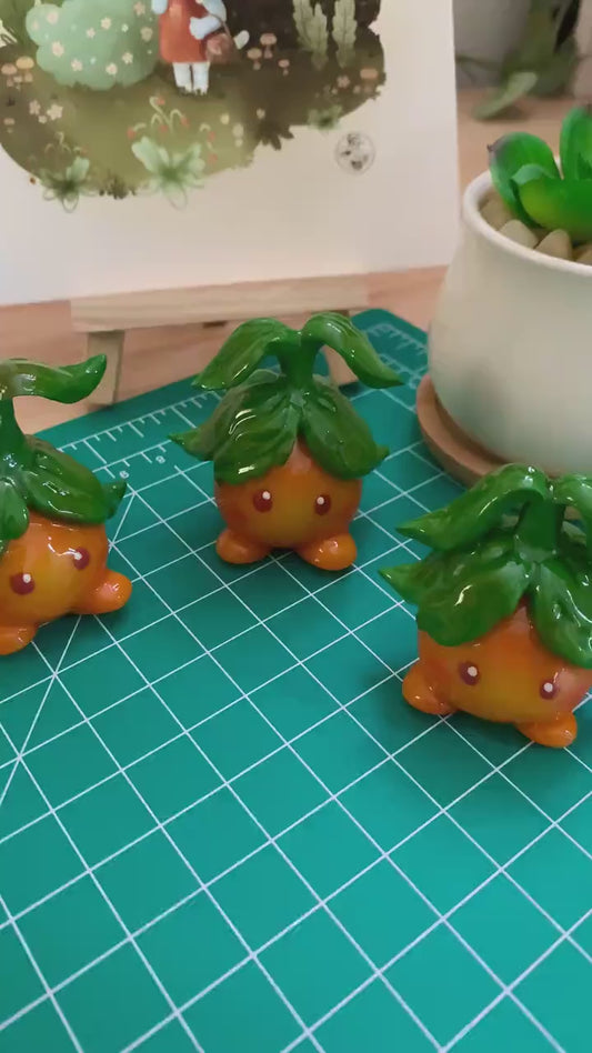 Desk Buddy - Pollen Clay Figure - Clay Sculpture - Desk Friend - Desk Ornament